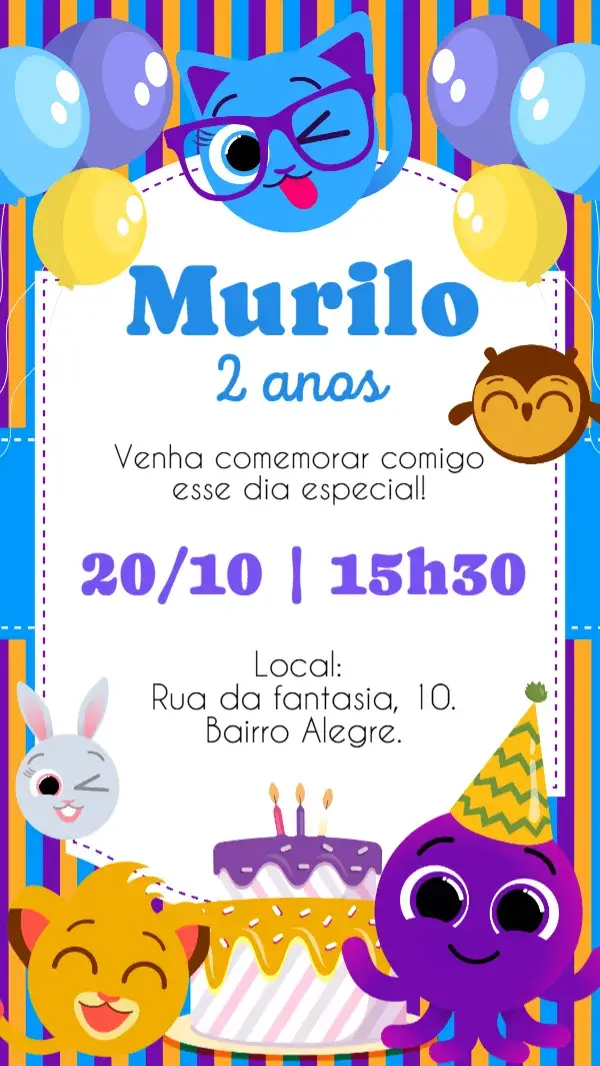 Digital Invitation Bolofofos