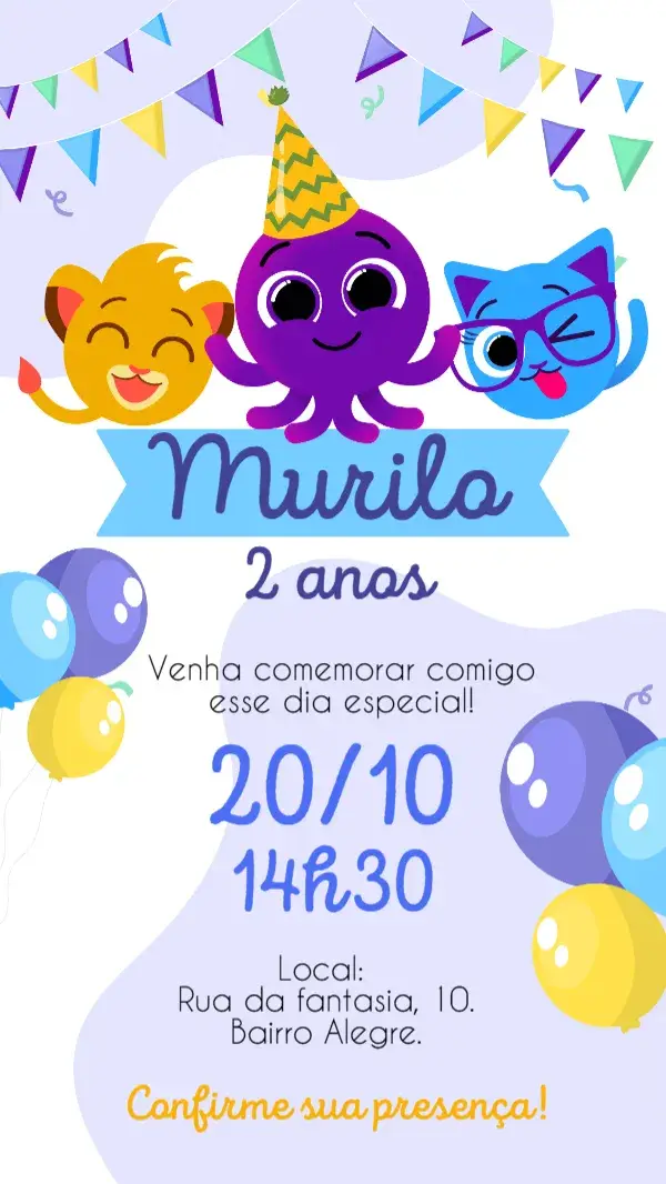 Bolofofos Digital Invitation