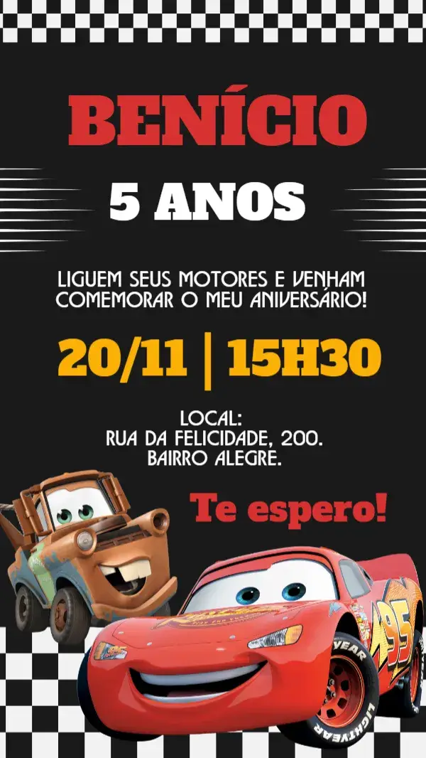 Digital Car Invitation