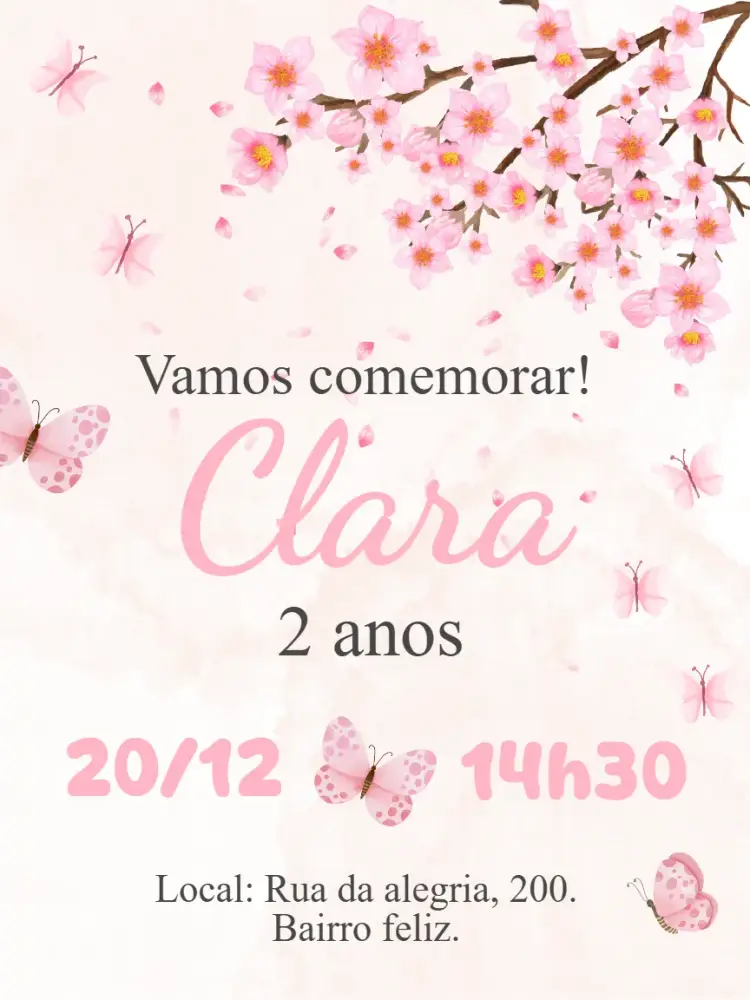 Enchanted Garden digital invitation
