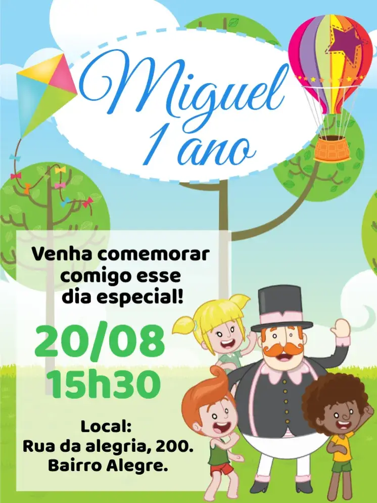 Mundo Bita Digital Invitation