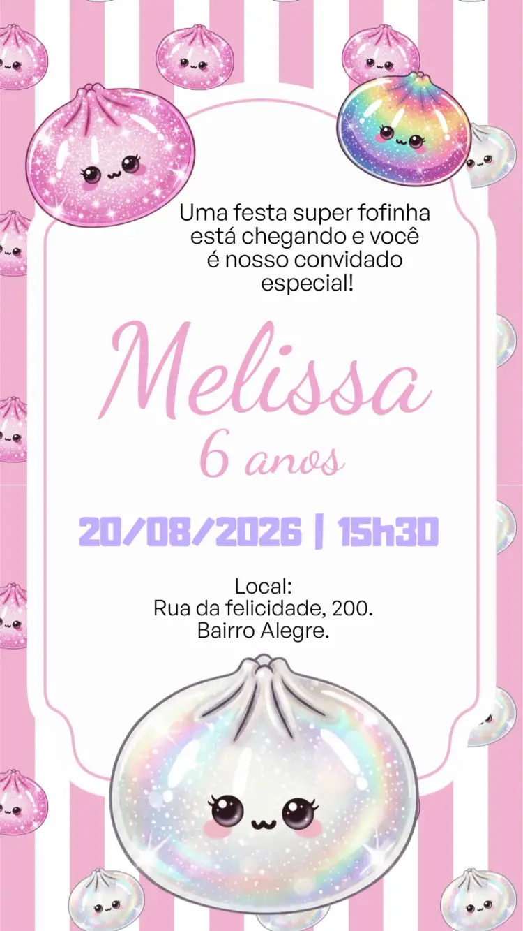 Squishy Digital Invitation