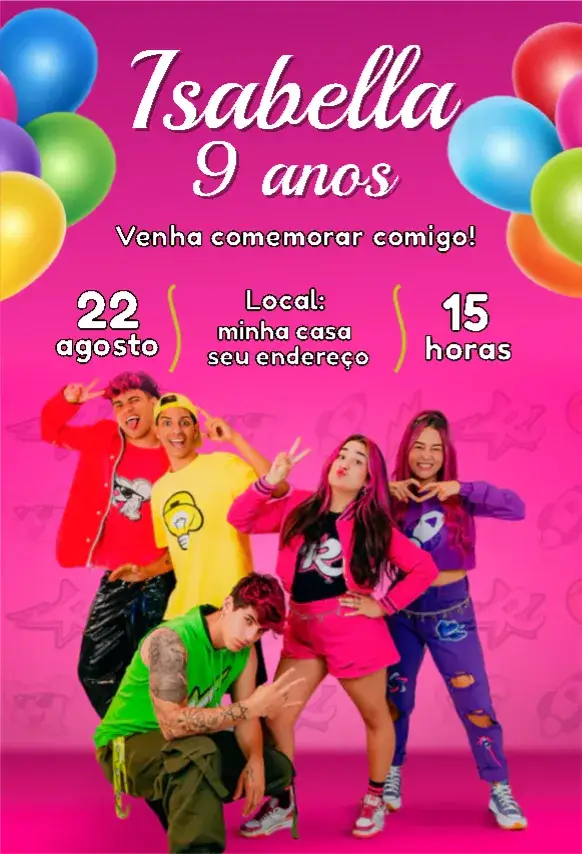 Convite Emily Vick os Rosas 2