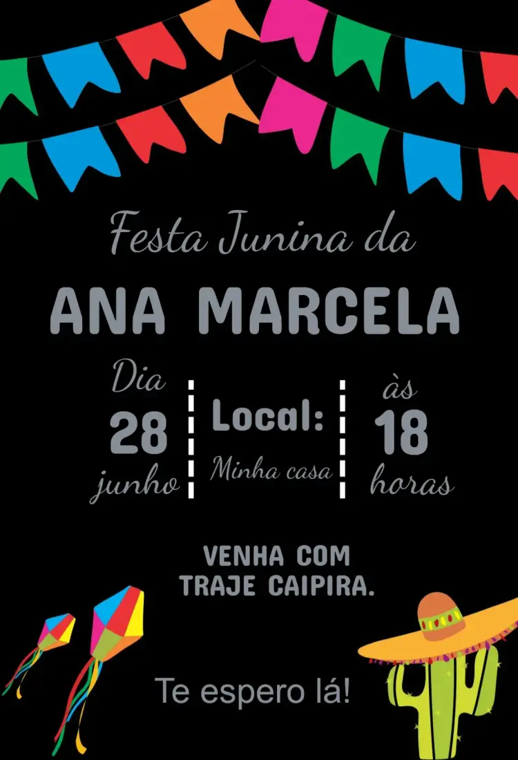 Convite Festa Junina