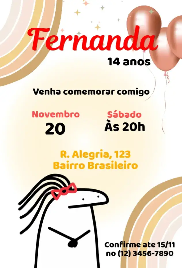 Flork Meme Invitation