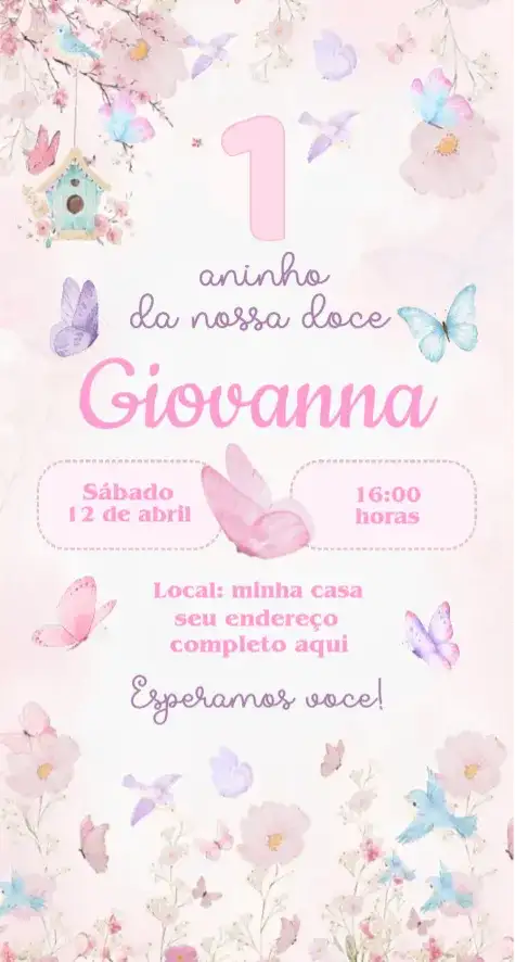 Invitación Jardín Encantado Virtual