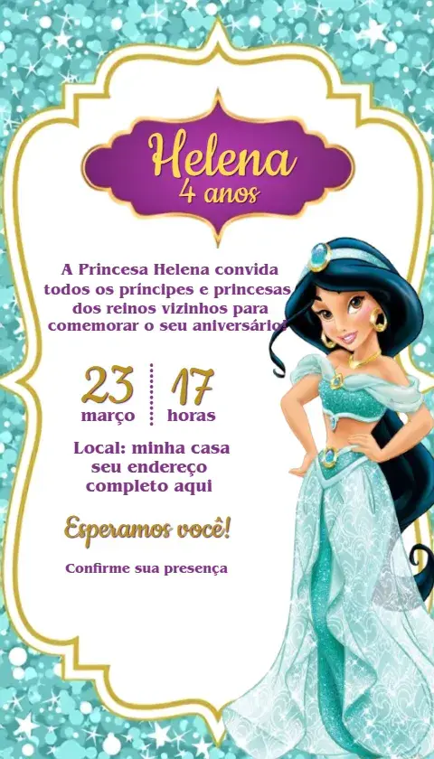 Convite Jasmine