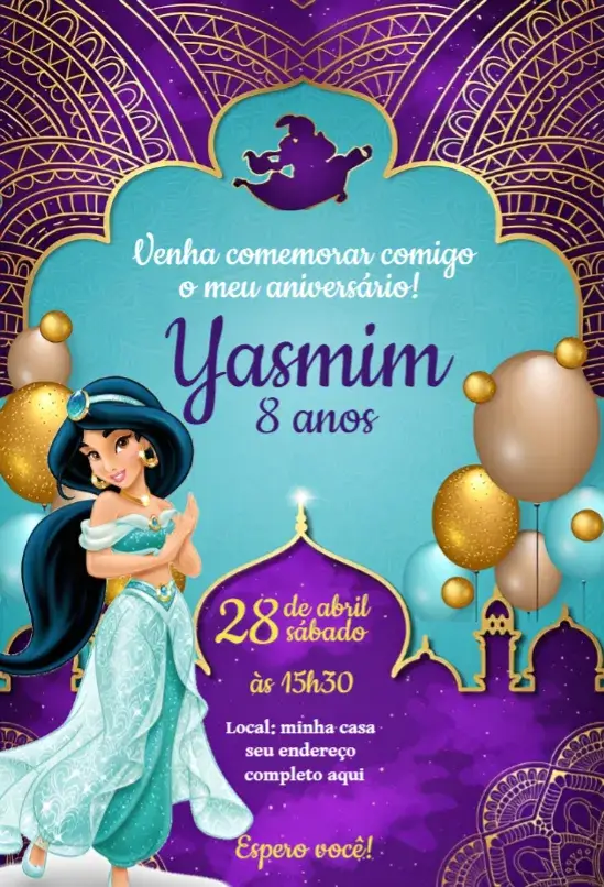 Convite Jasmine