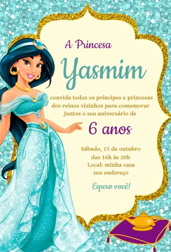 Convite Jasmine