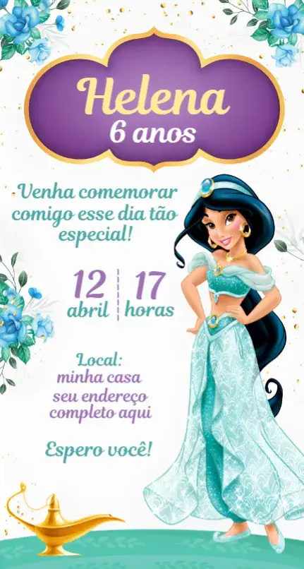 Convite Jasmine