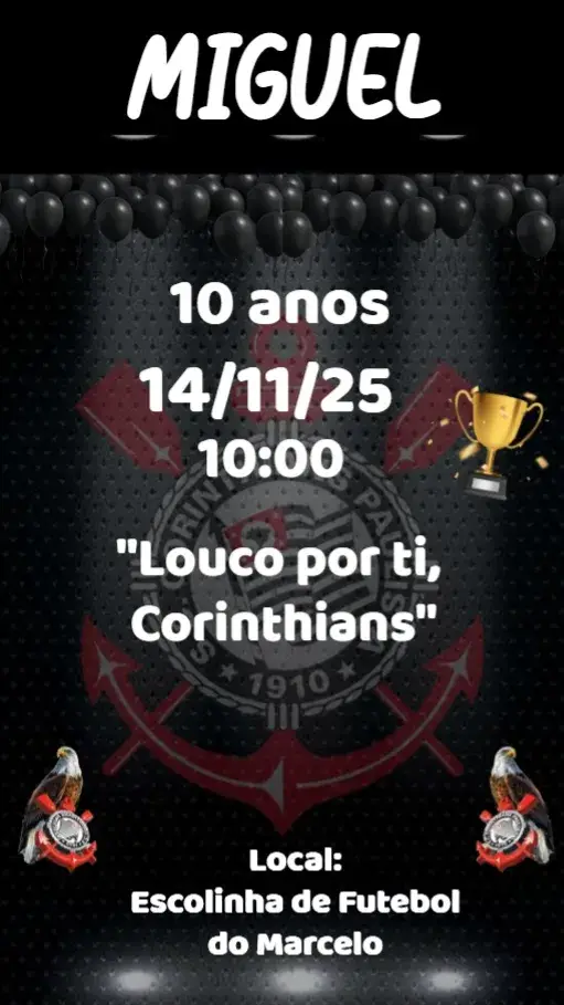 Convite Corinthians