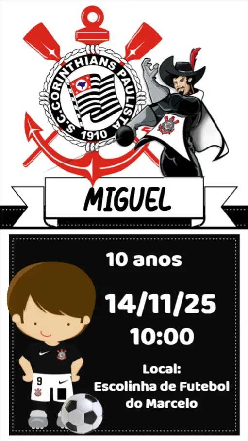 Convite Corinthians