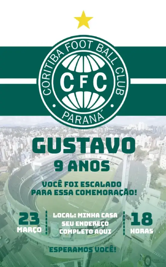 Convite Coritiba