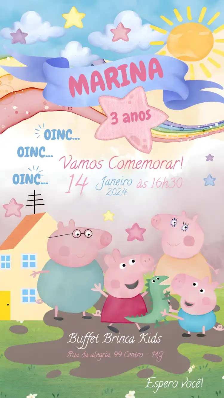 Covnite Peppa Pig