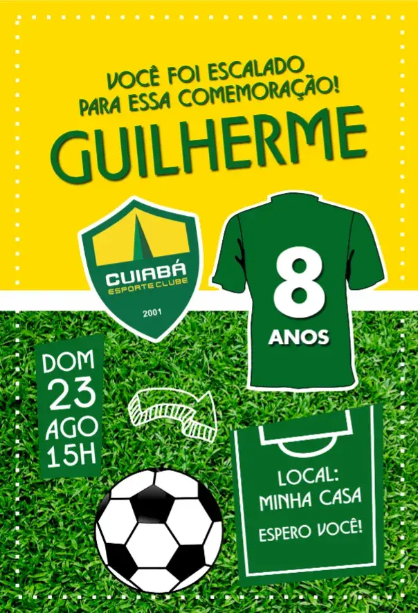 Convite Cuiabá camisa