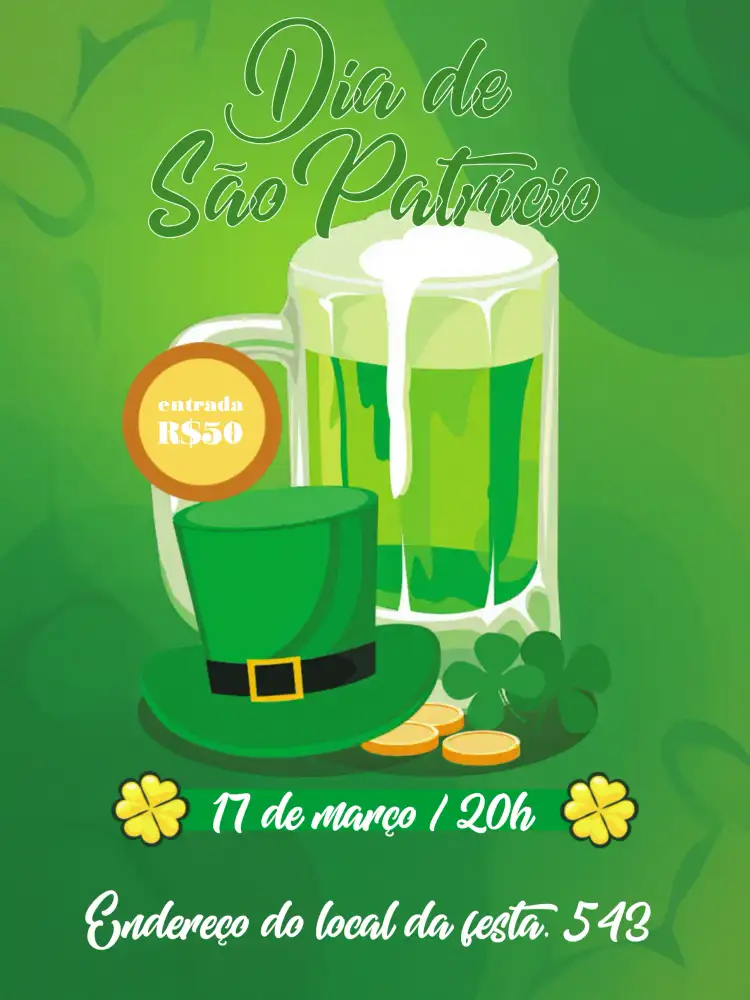 Dia De São Patrício Comemoração