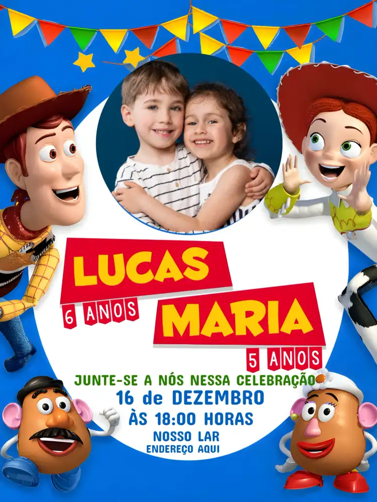 Duplo Woody E Jessie Toy Story Com Foto Buzzlightyear