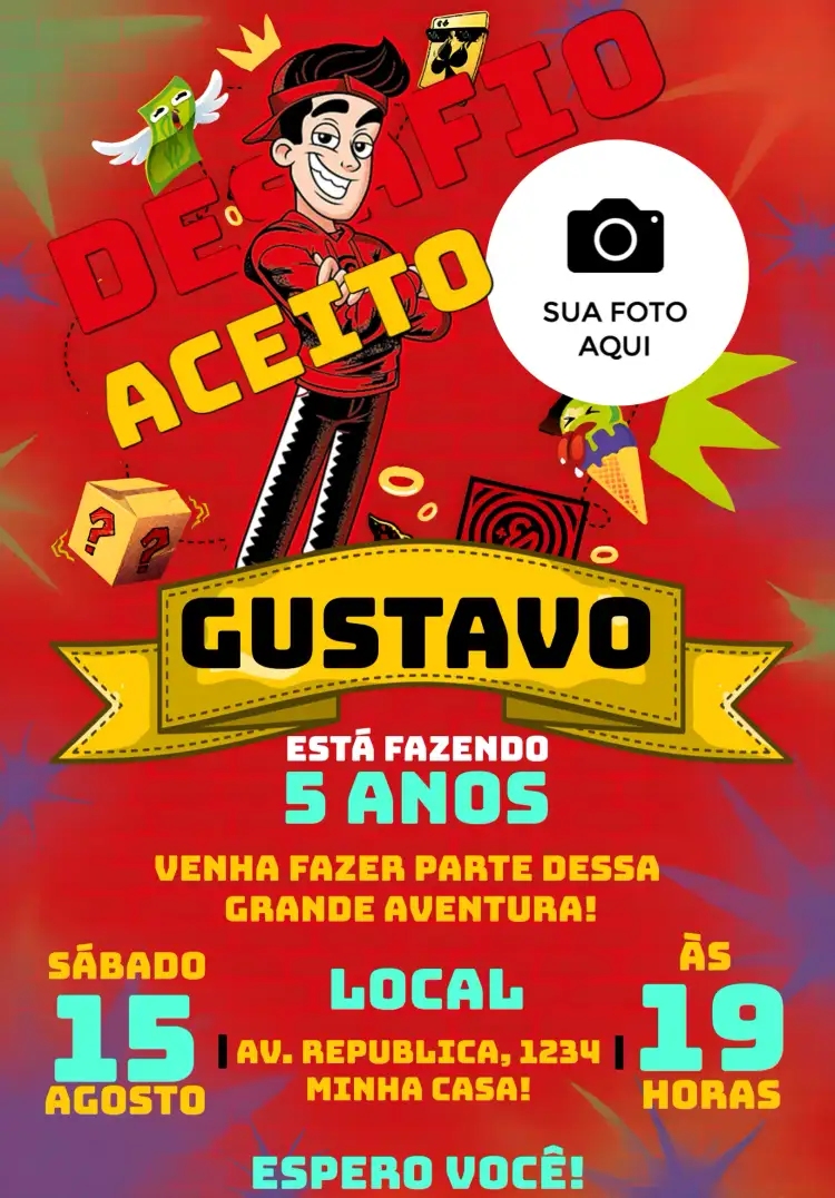 Enaldinho Youtuber Com Foto Enaldo