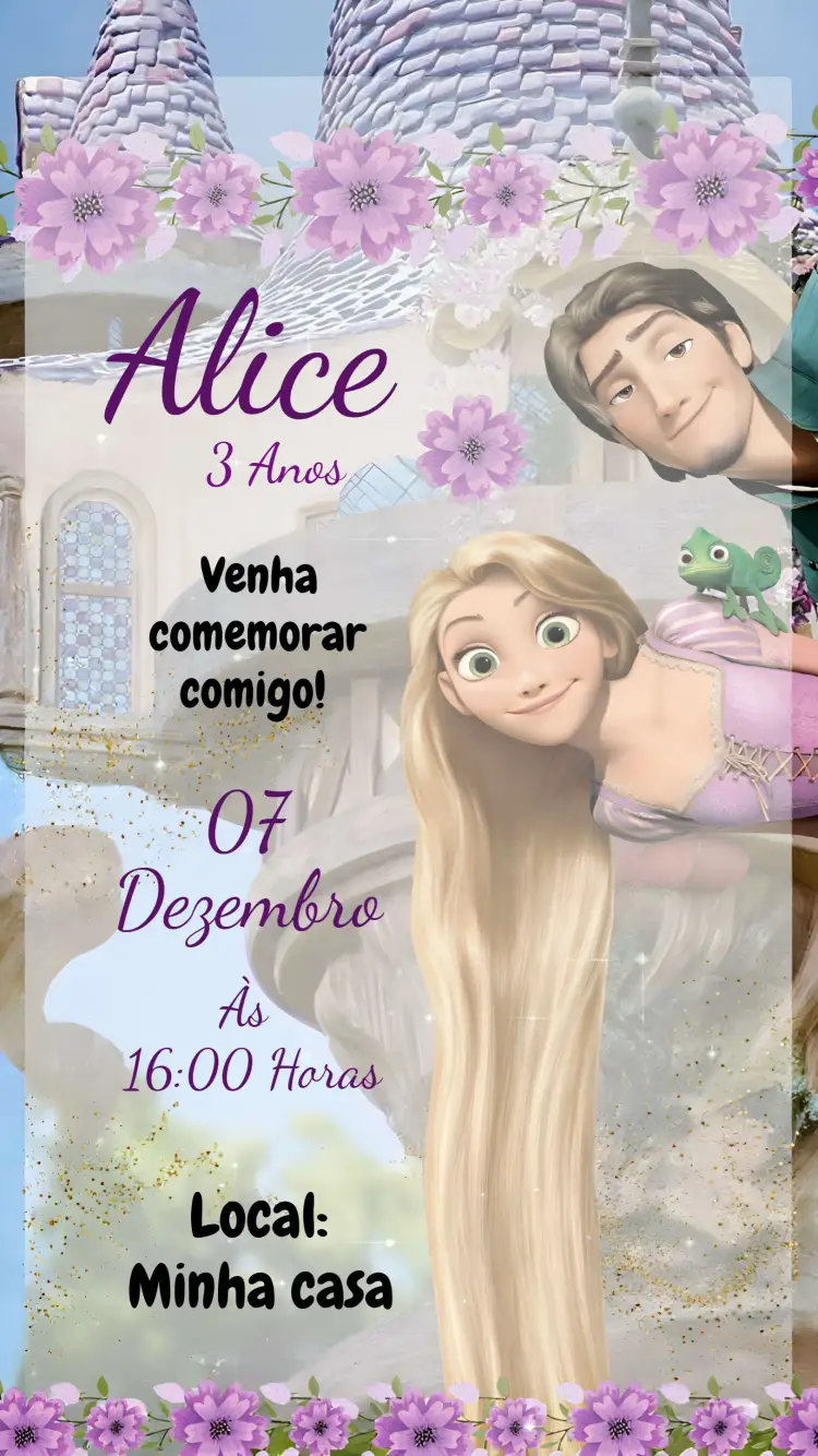 Convite Enrolados Bezerra
