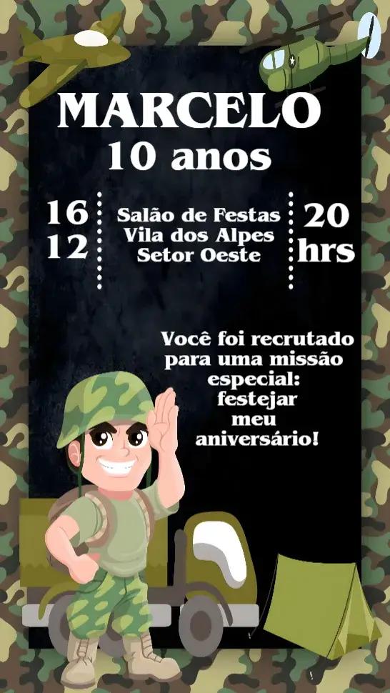 Convite Exército