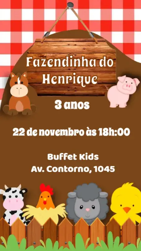 Convite Fazendinha