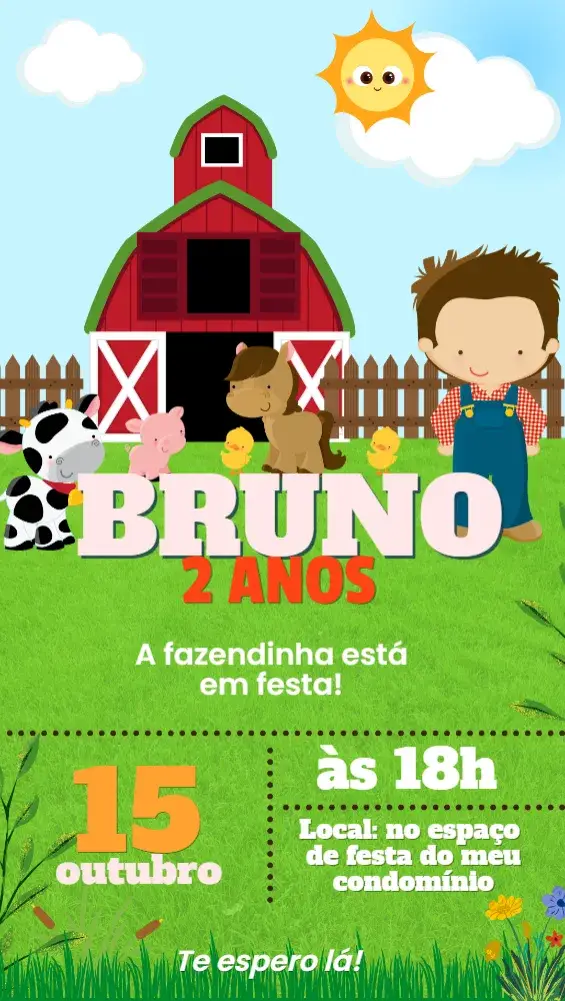 Convite Fazendinha