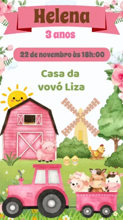 Farm Girl invitation