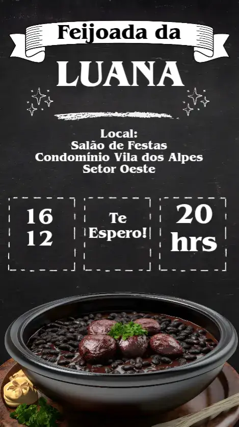 Convite Feijoada