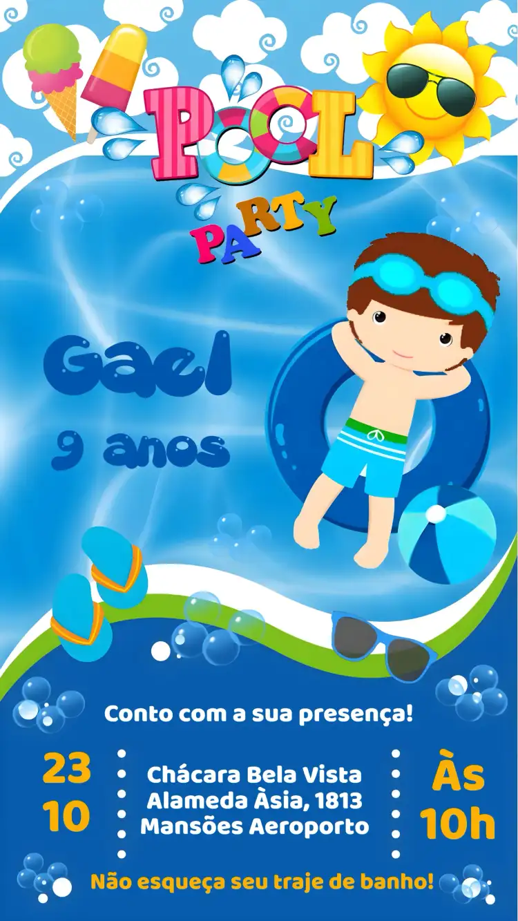 Festa na Piscina