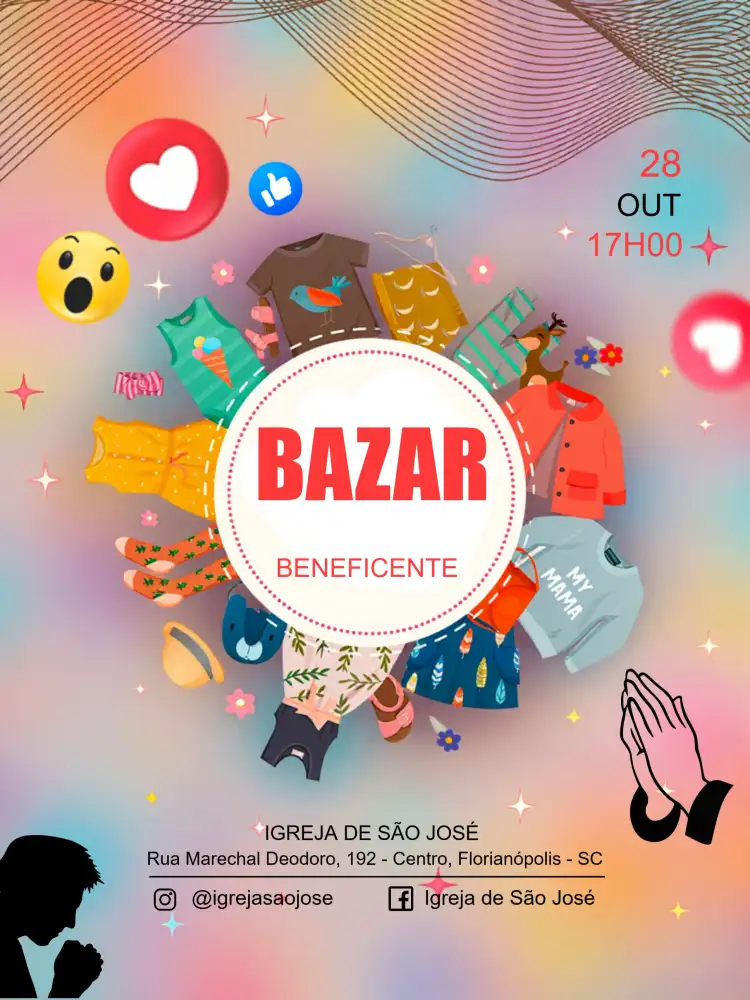 Folheto Para Bazar Da Igreja Digital