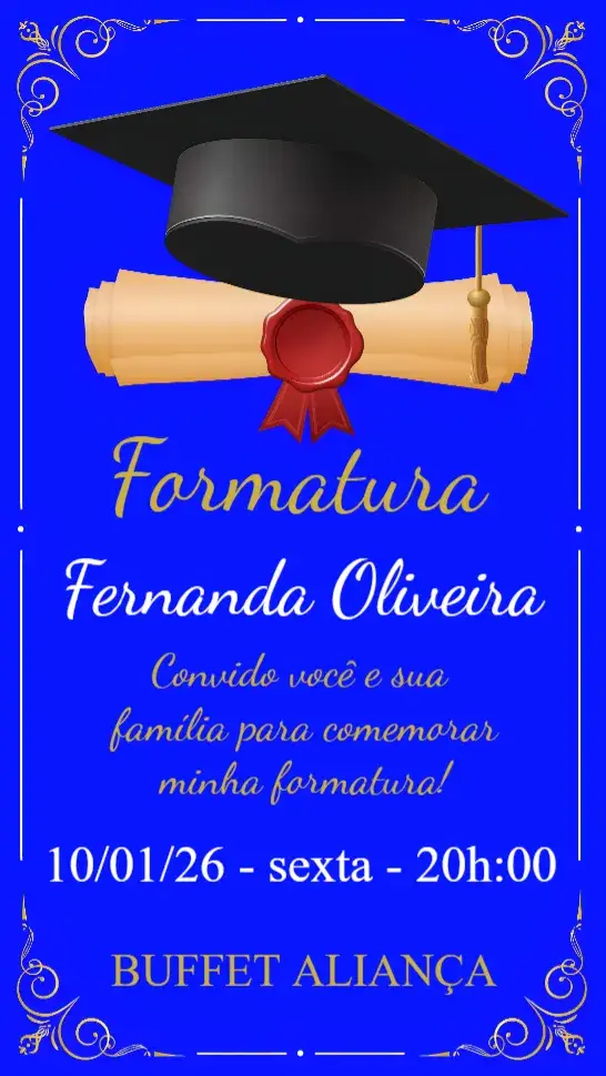 Convite Formatura