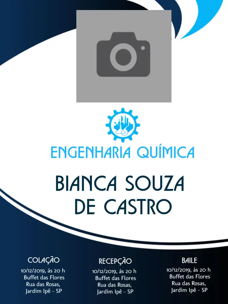 Formatura Engenharia Química Com Foto Engenheiro