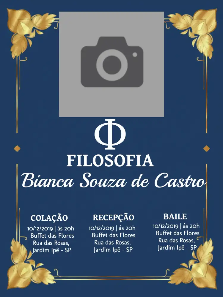 Formatura Filosofia Com Foto Filósofo