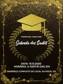 Formatura Dourado