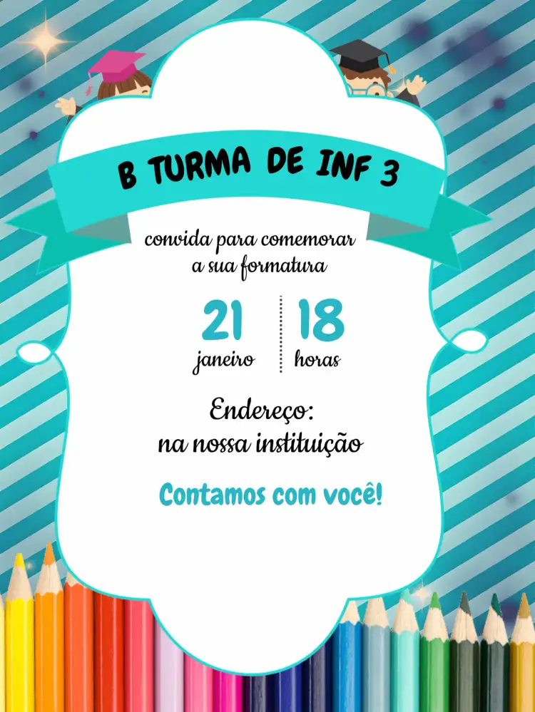 Formatura Infantil Formandos