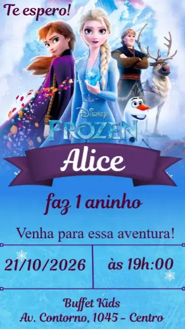 Frozen invitation