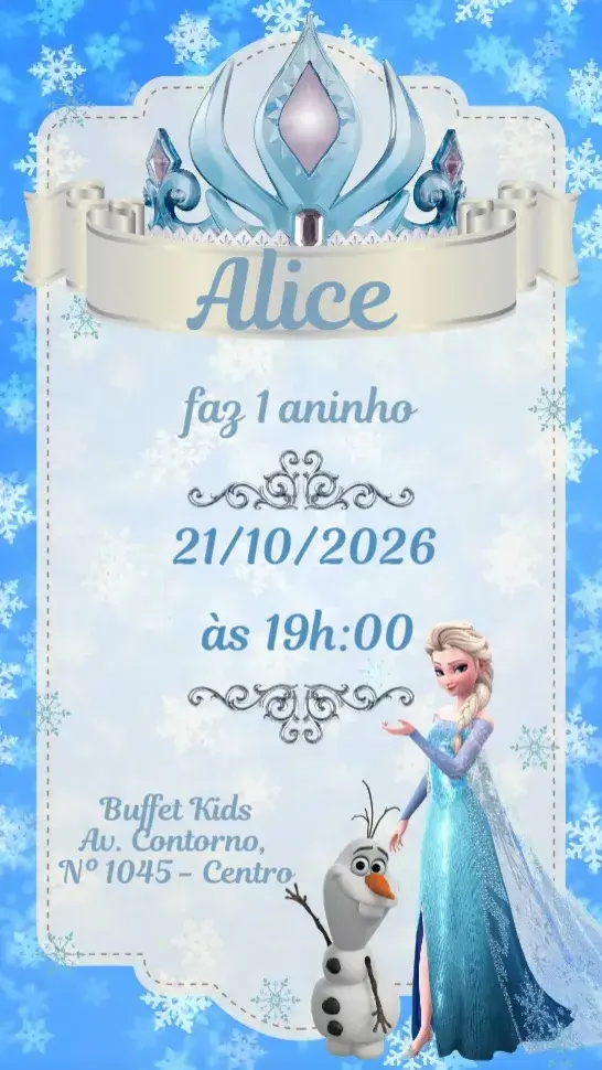 Frozen invitation