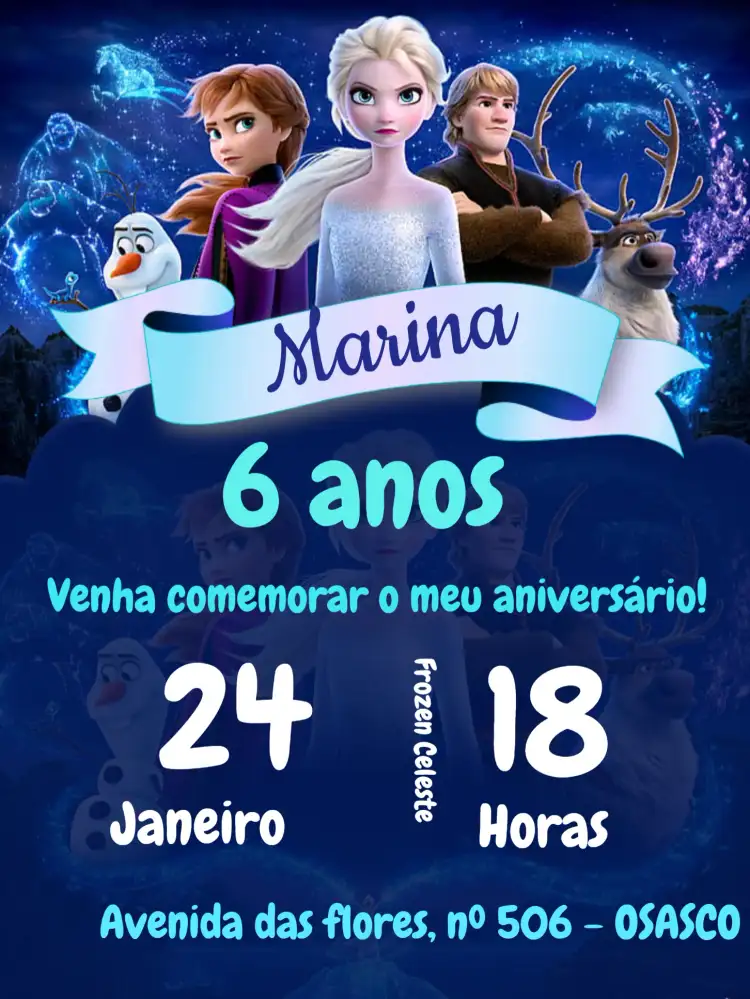 Frozen Azul
