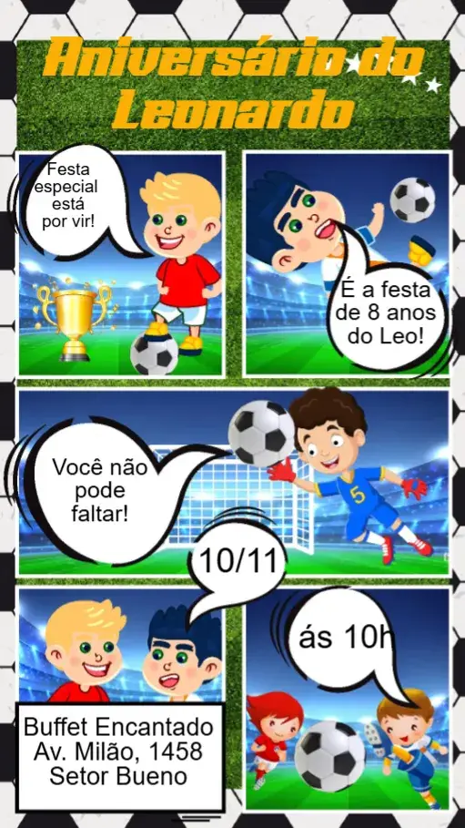 Convite Futebol