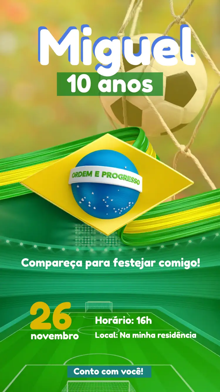 Convite Futebol Brasil