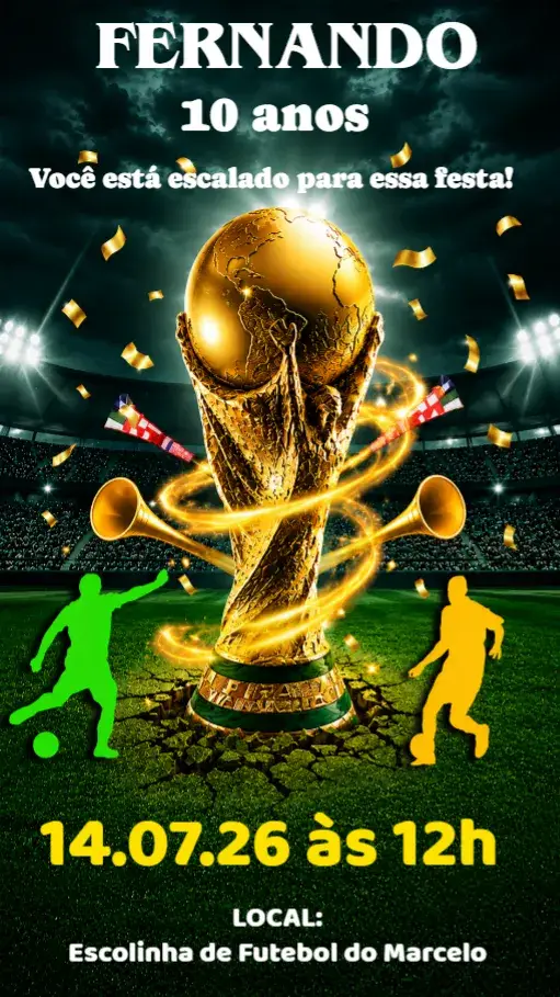 Soccer World Cup invitation