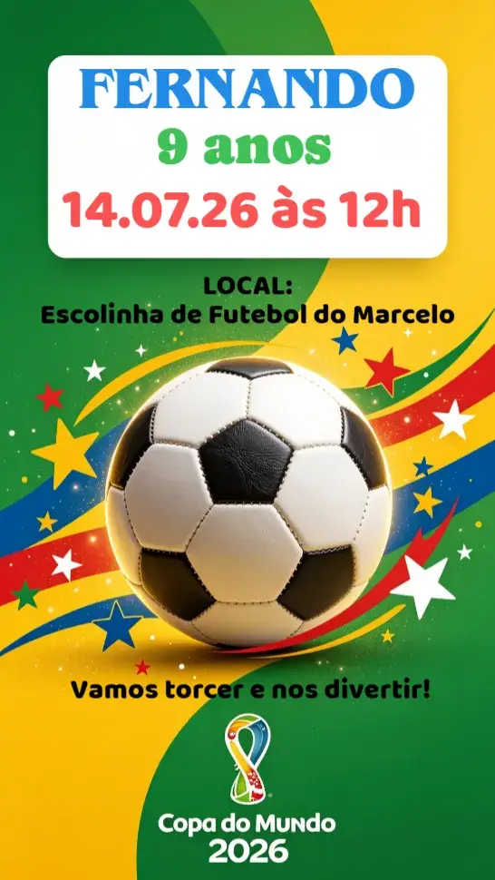 Soccer World Cup invitation