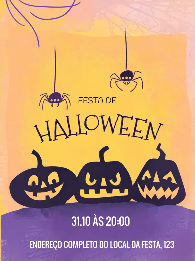Convite Halloween Festa