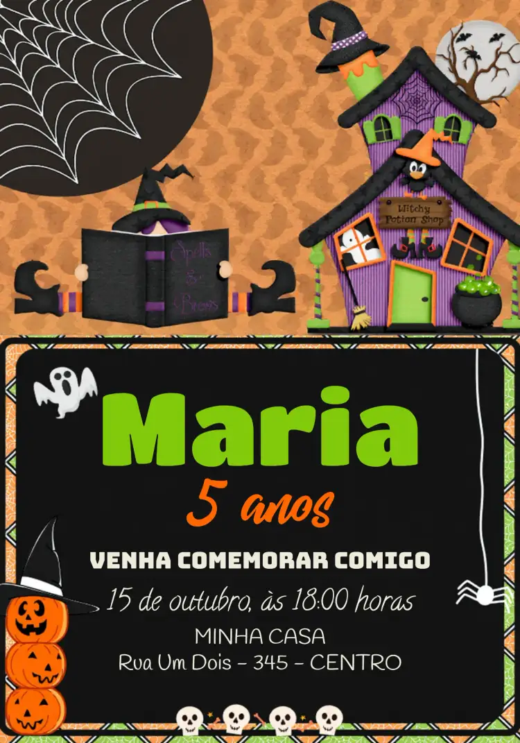 Convite Halloween Vampiro – tema Datas Comemorativas escuro, gótico, misterioso, sangue, fantasia