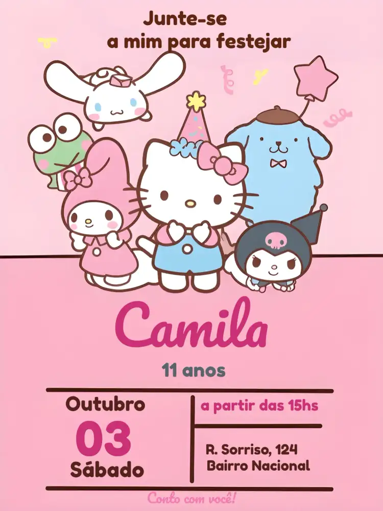 Hello Kitty E Amigos Melody