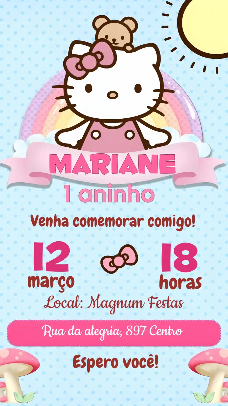 Hello Kitty Menina