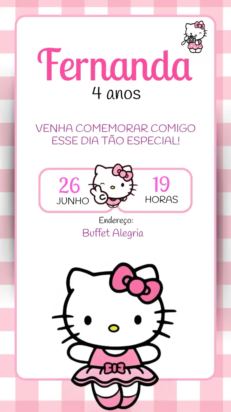 Hello Kitty Rosa