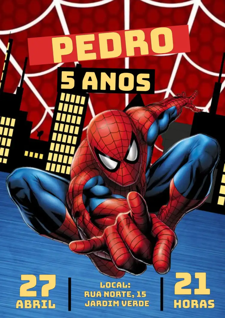Homem Aranha Festa