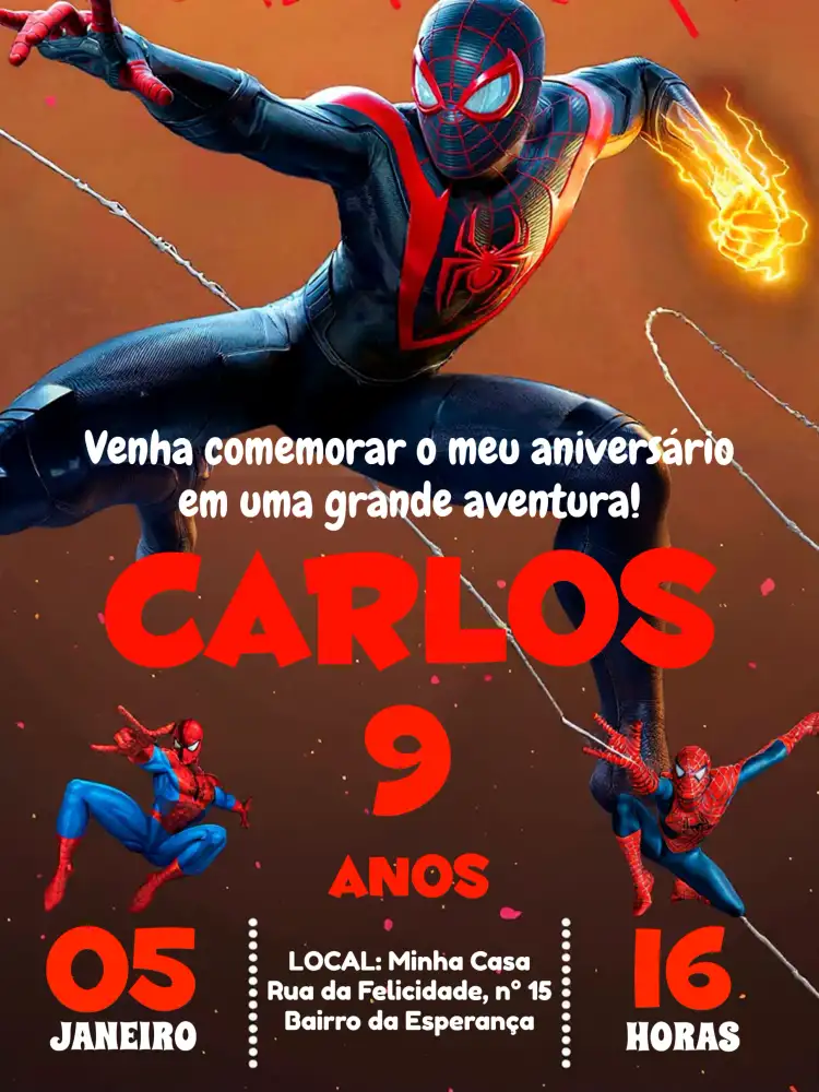 Homem Aranha Vermelho