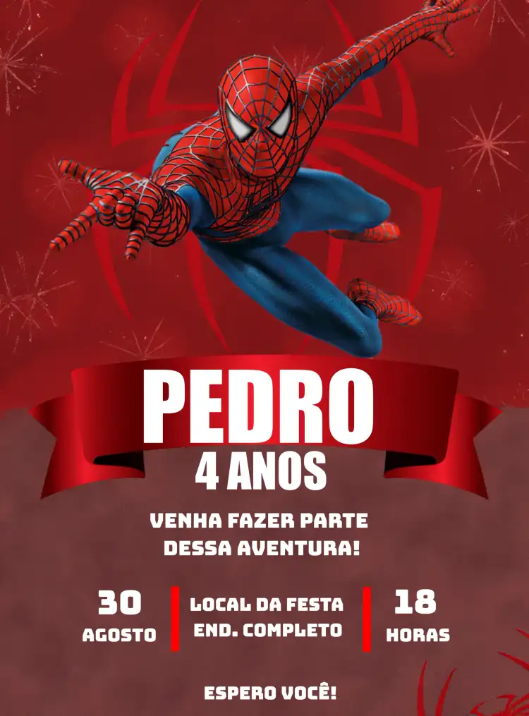 Homem Aranha Vermelho